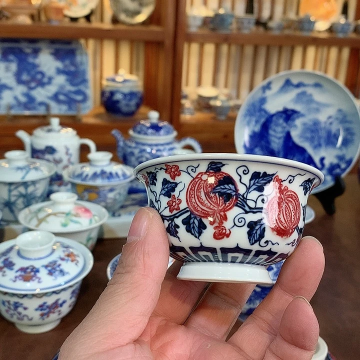 錡镇堂手工手绘杯