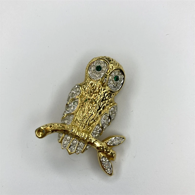 合金胸针 枝头猫头鹰胸针1-7【2061218-047】