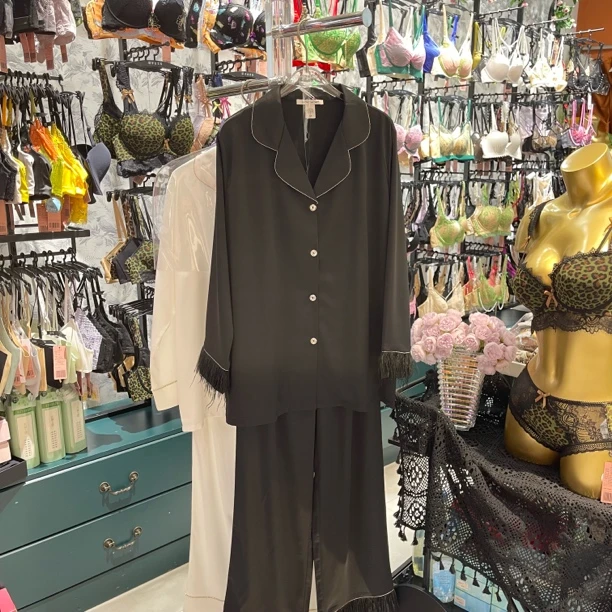 羽毛气质款家居服套装