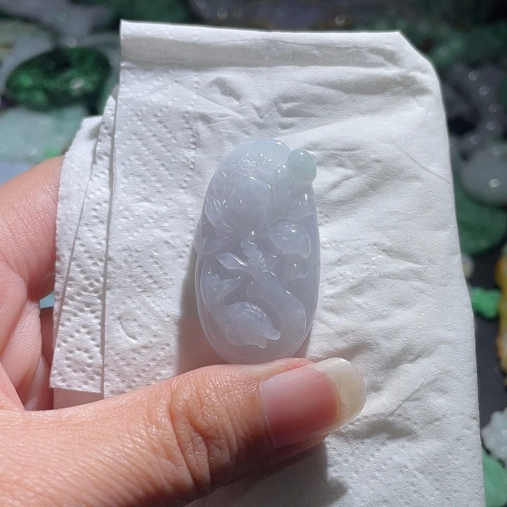 颈饰未镶嵌翡翠天