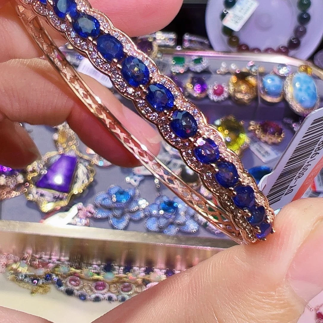 银S925镶嵌珠宝奇石蓝宝石