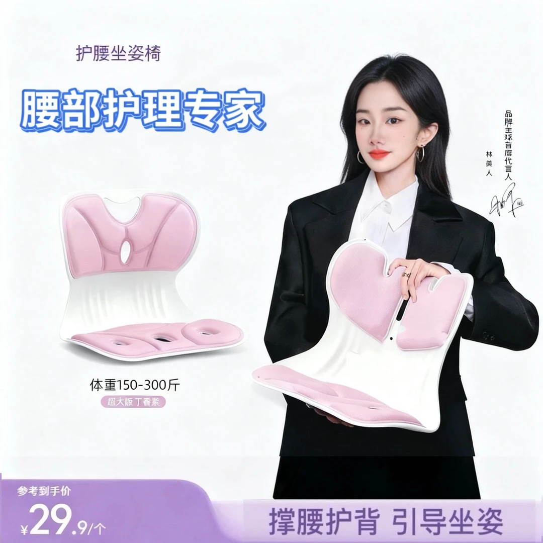 护腰坐姿椅坐垫腰靠座垫户外人体工学椅