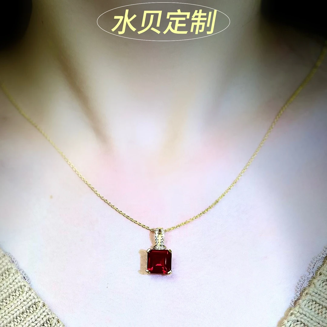 水贝金座k黄轻奢高订颈饰D0737
