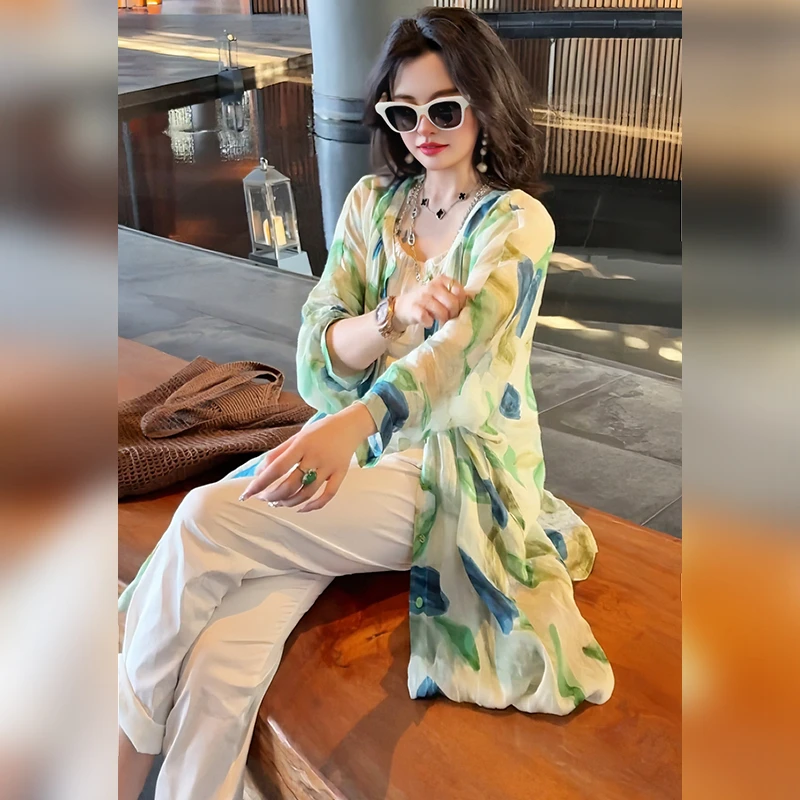 Linda姐高端线【欧若风】夏季新款气质休闲衬衣衬衫AS5SCS0408