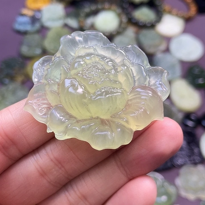 蛇纹石玉合金手链