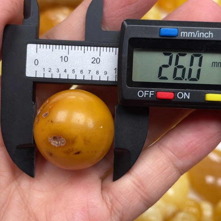 未镶嵌蜜蜡手链蜜蜡