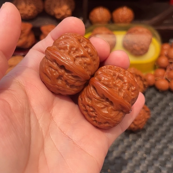 神***飛文玩核桃吊坠元宝