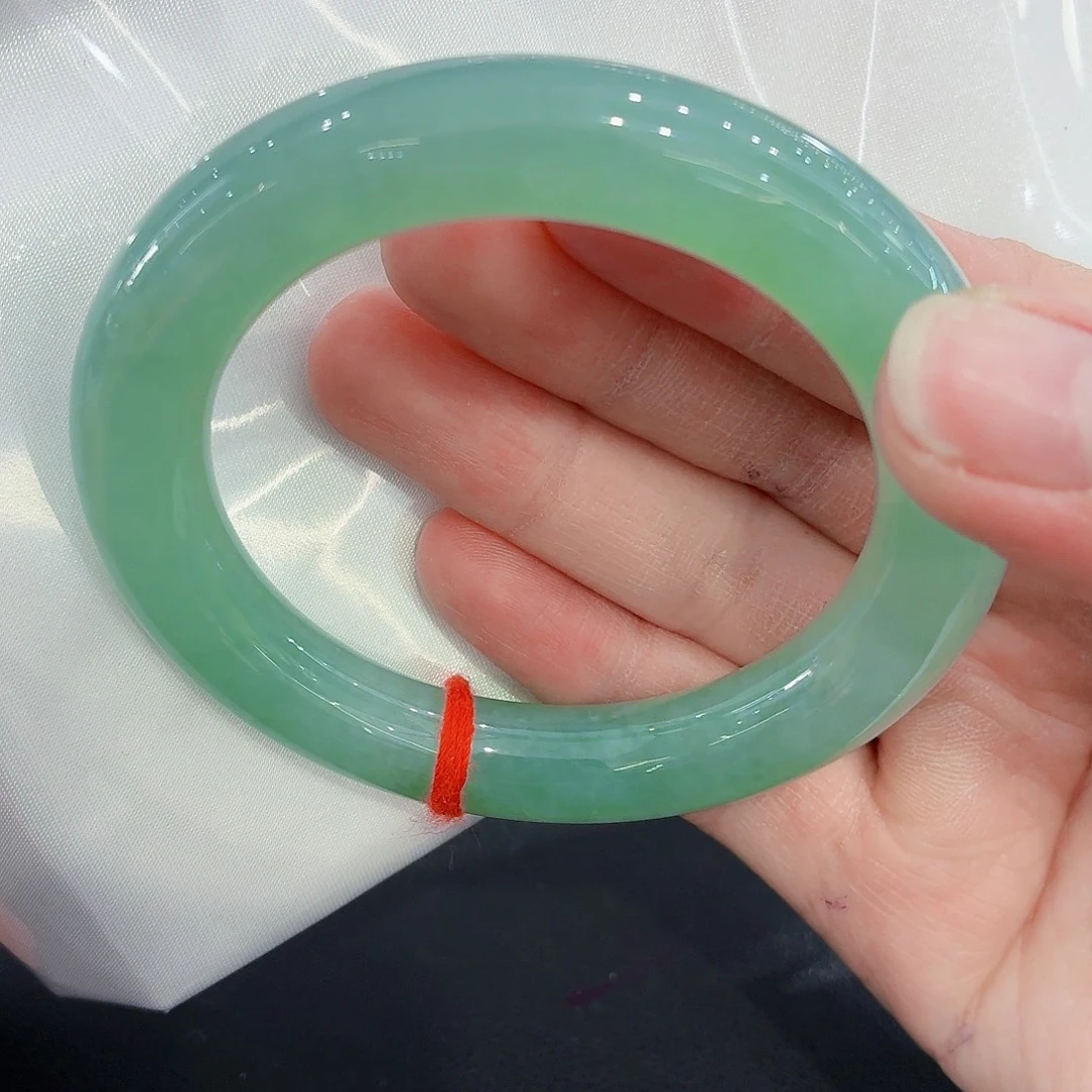 翡翠未镶嵌手镯翡翠53-55.5圈口