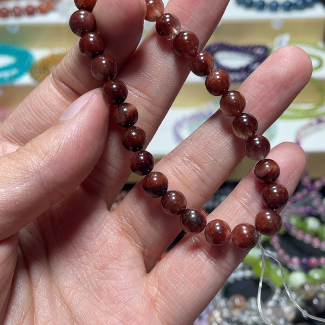 【闪购商品】水晶手链银S800镀金镶嵌豆*