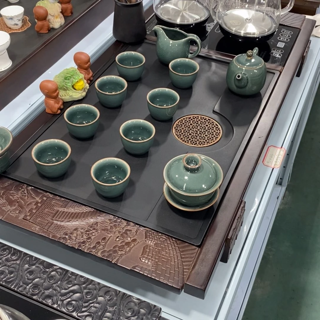 木石茶盘茶具套装家用