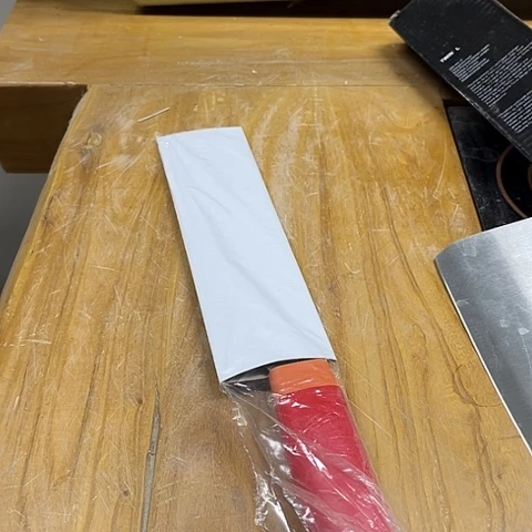 微瑕，不锈钢多用刀有礼盒红
