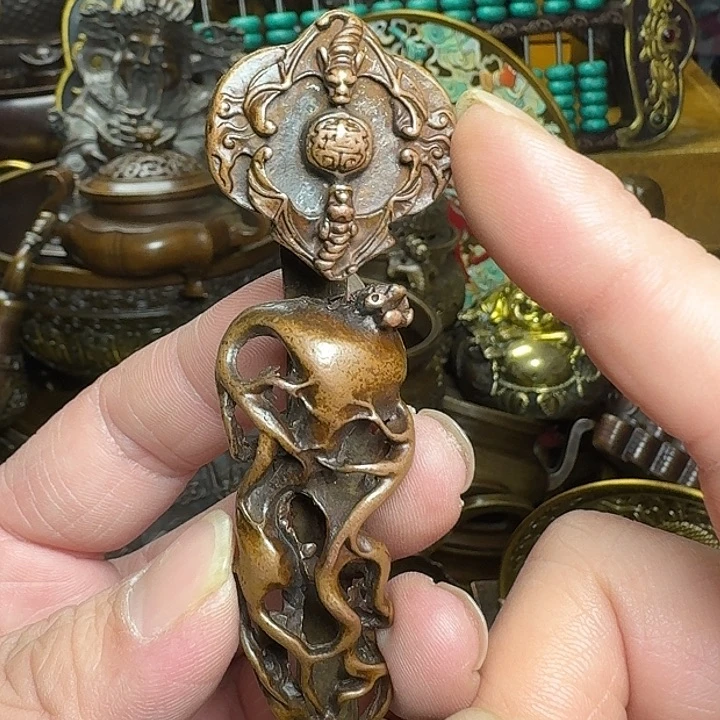 铜器摆件收收藏藏