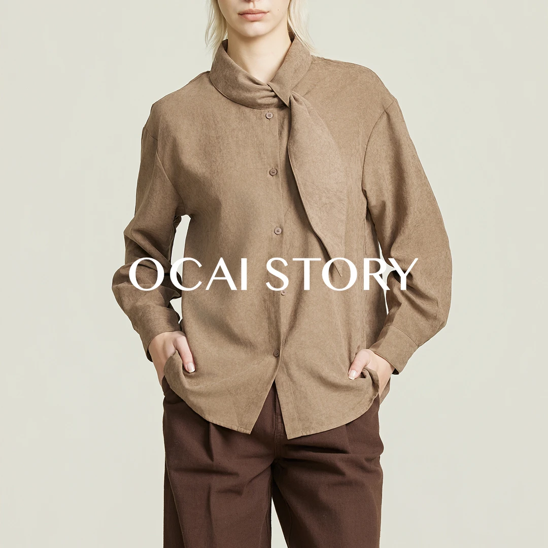 OCAI/衬衫女设计感小众都市办公通勤衬衣254ttcc001