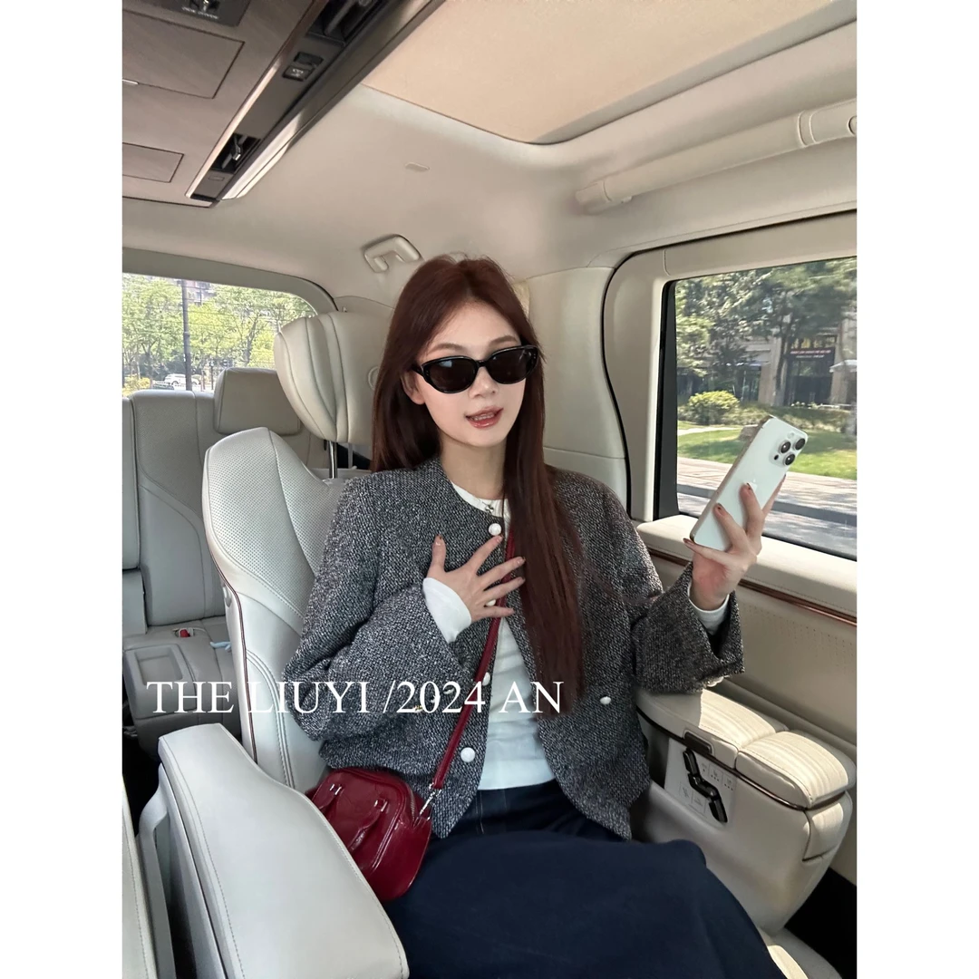 【LIUYI】奥莉小香~秋季高级感小香风外套48066