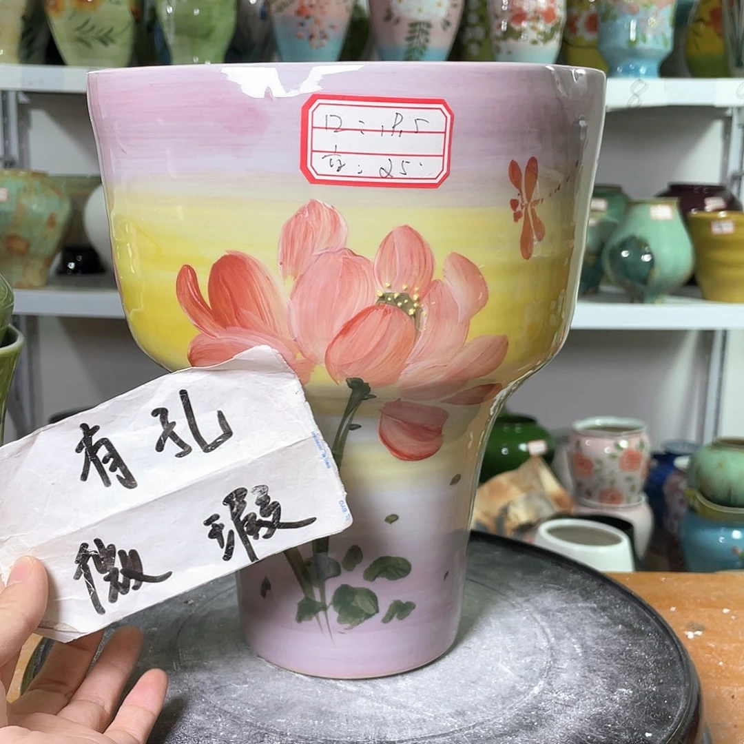 景德镇陶瓷花盆花器暇256