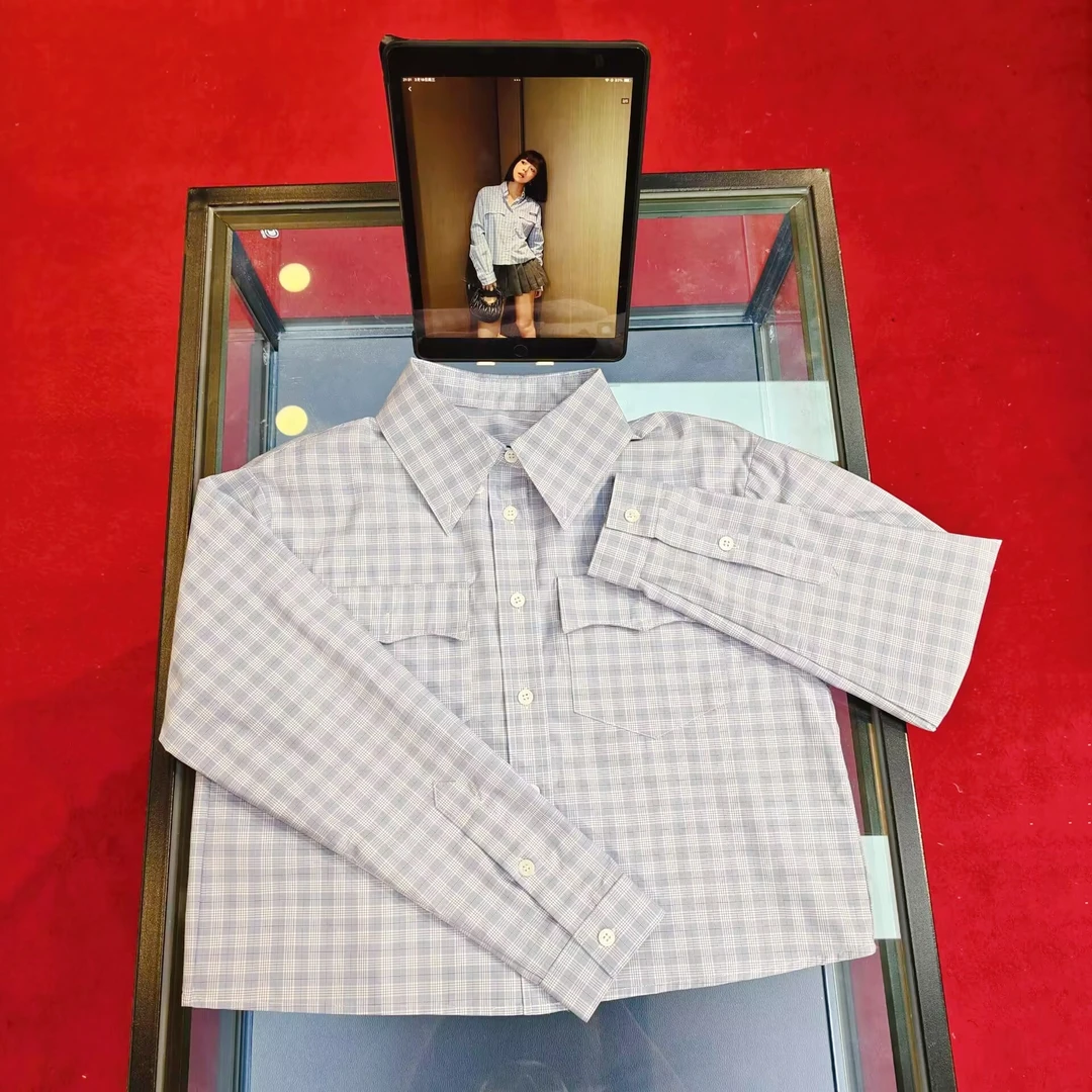 4623 气质长袖时尚休闲女士设计感衬衫