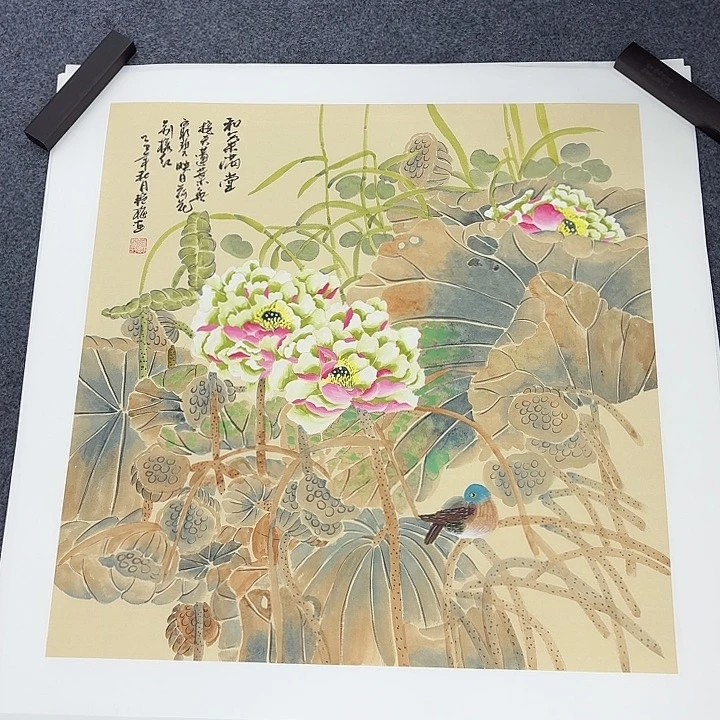 国画国画手绘作品