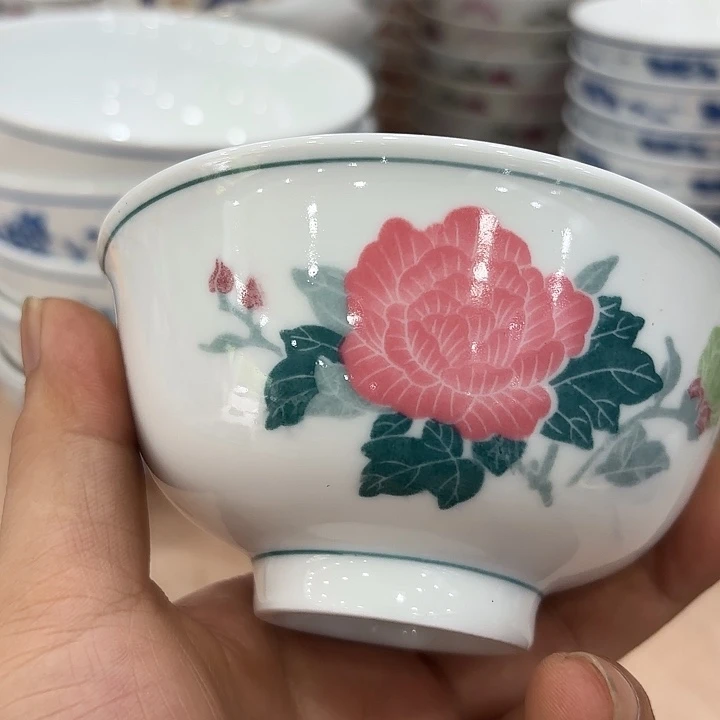 是11.5公分米饭碗芙蓉花