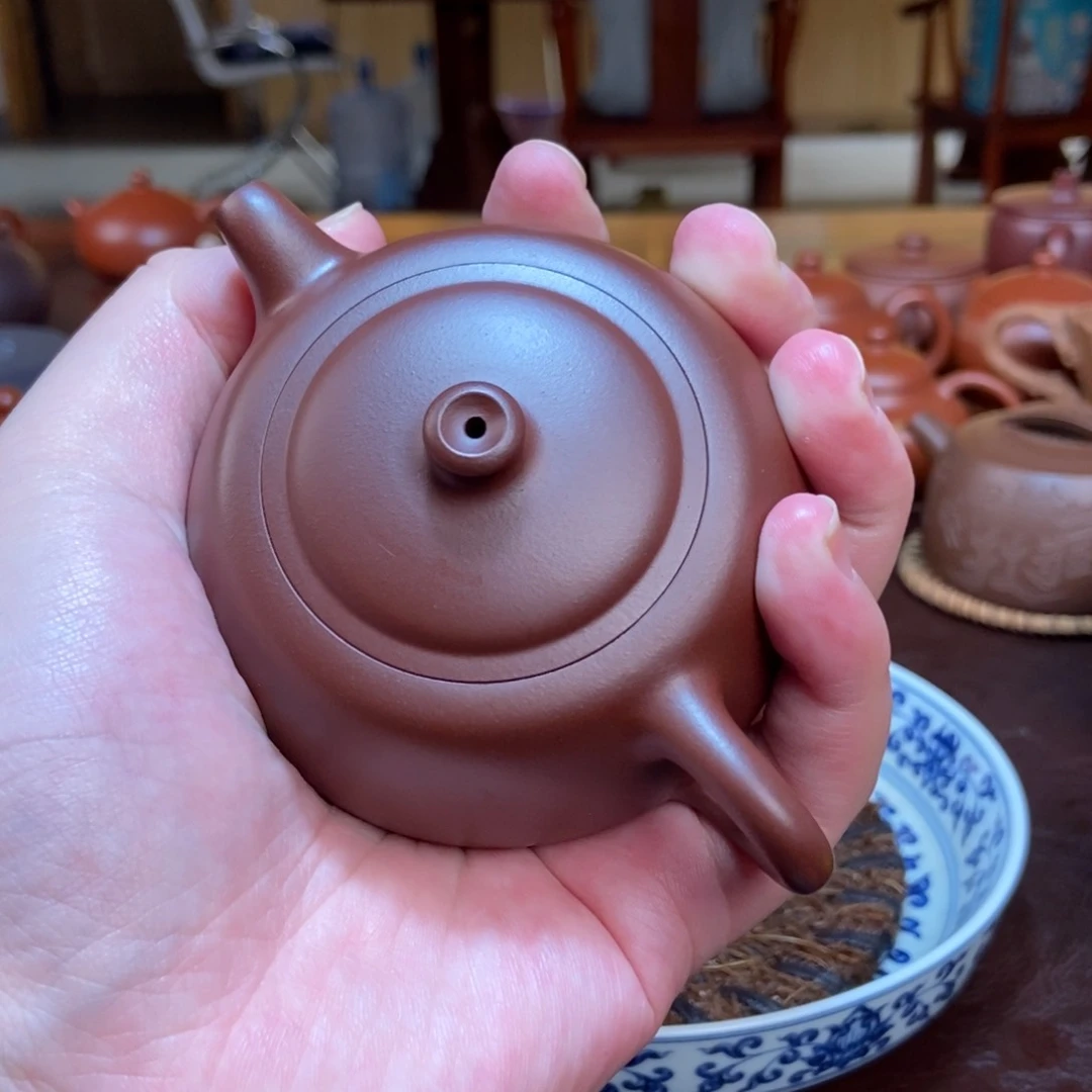 茶壶紫砂无*井栏紫砂壶