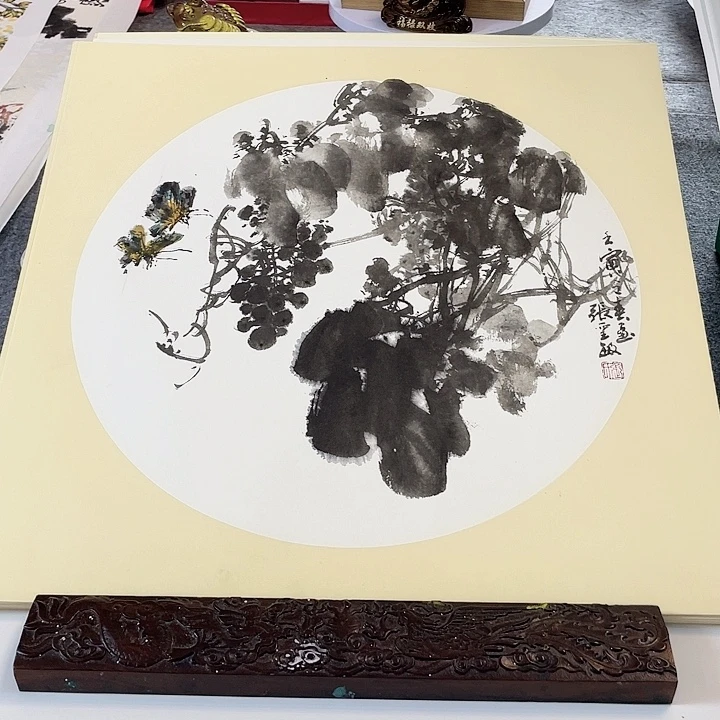 国画张圣敏先生纯手绘作品