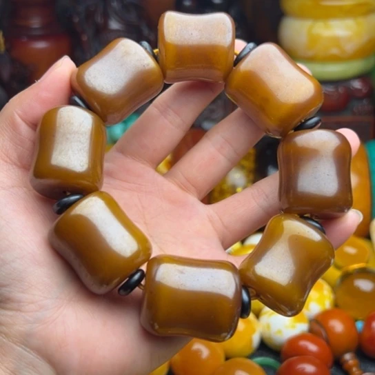 未镶嵌琥珀手串蜜蜡