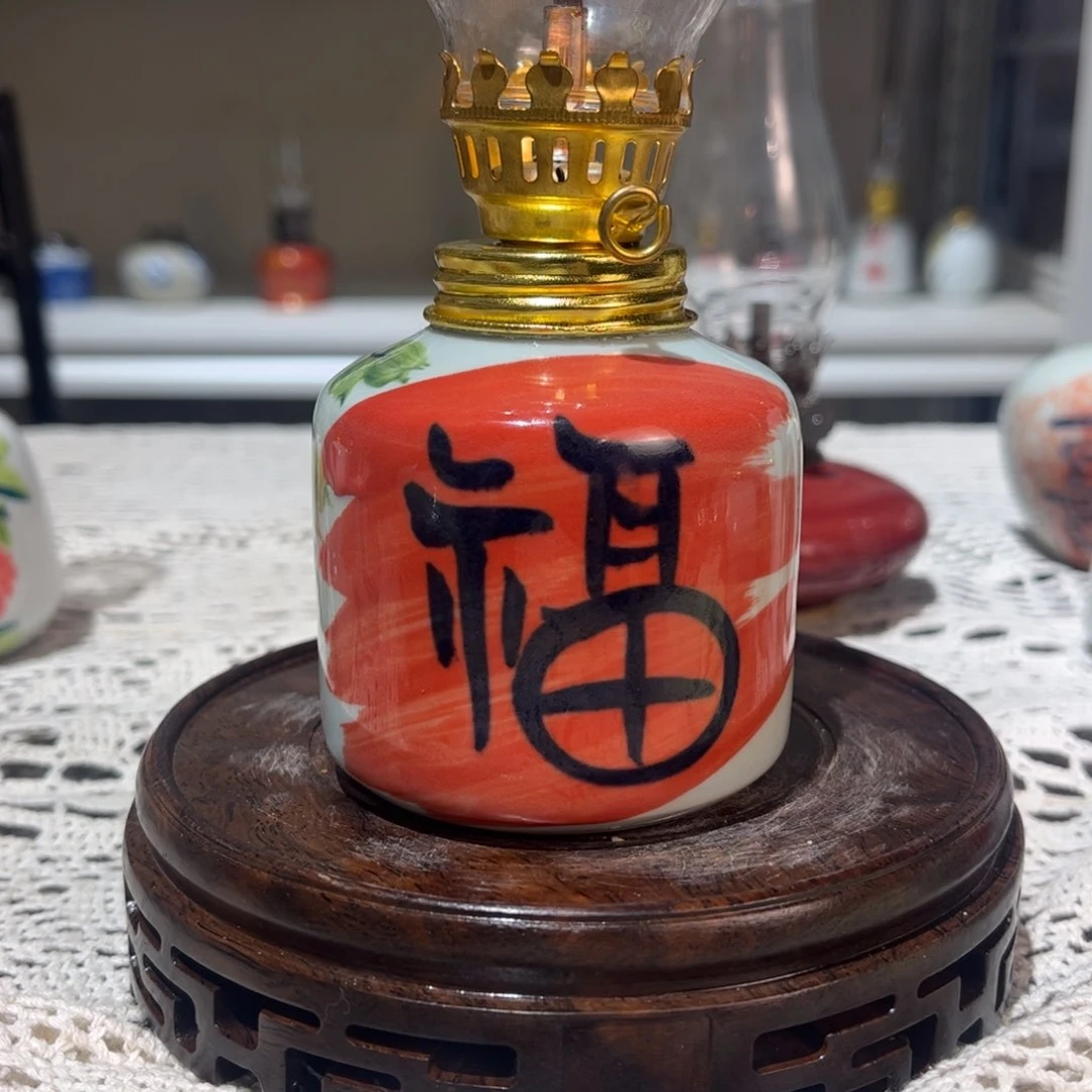 摆件景德镇陶瓷香薰灯