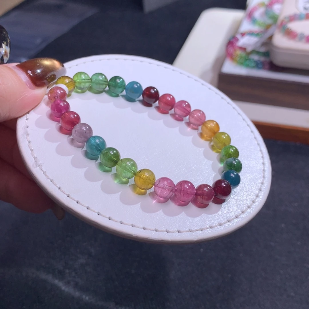 碧玺未镶嵌手链碧玺