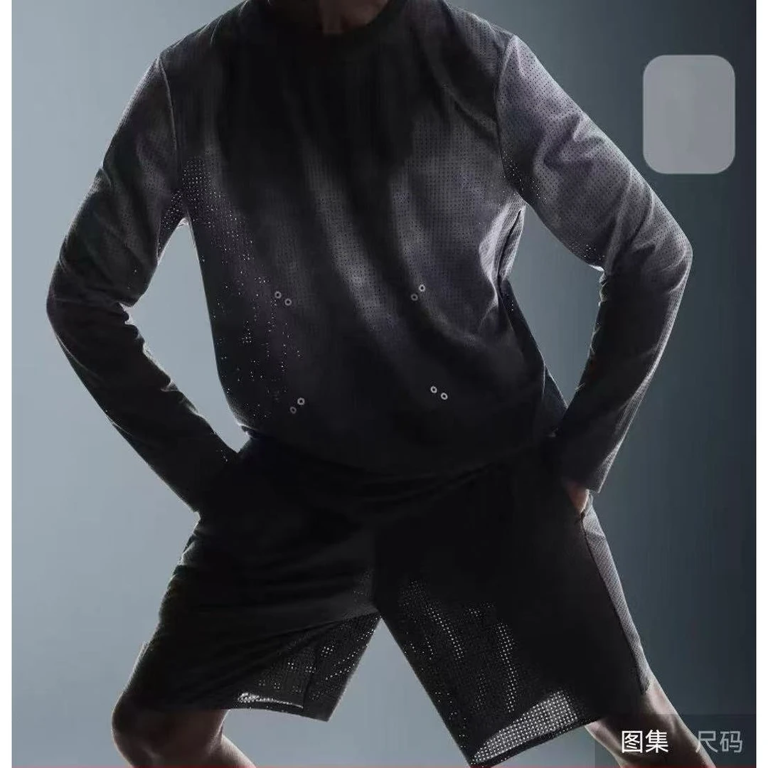 0172382 O泡网眼黑色短裤