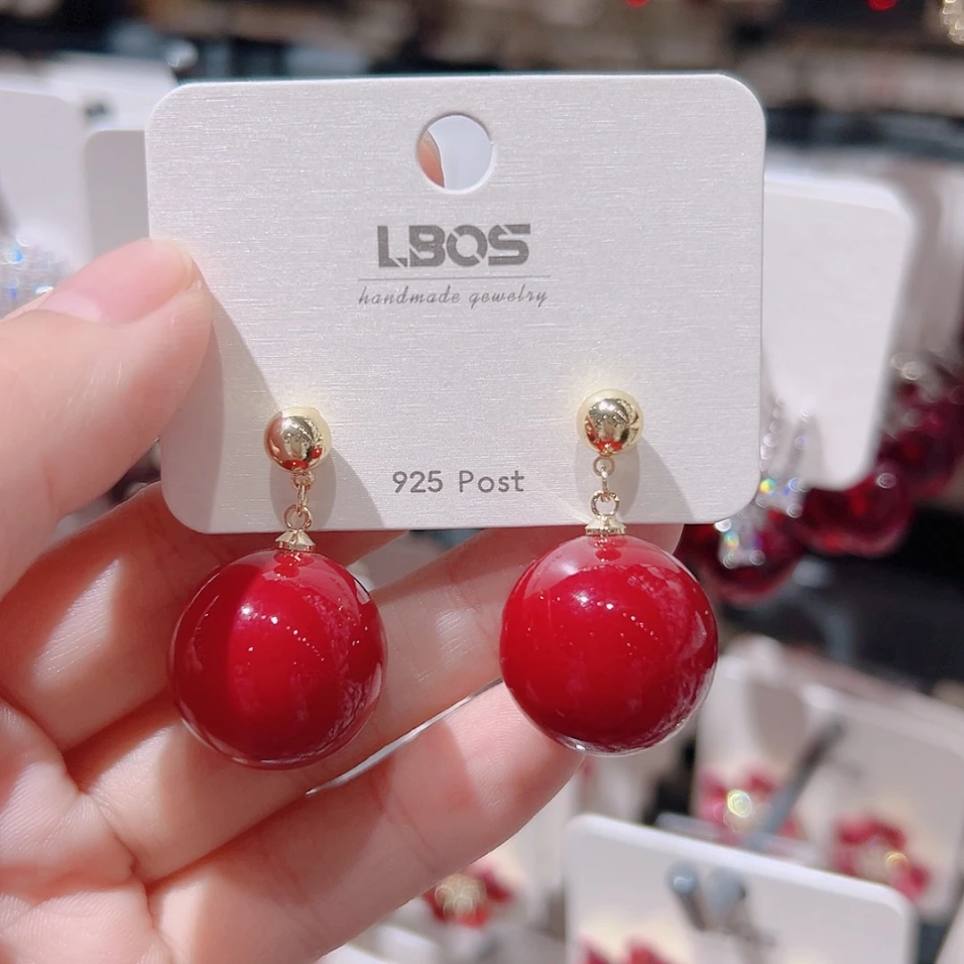 锆石纯铜合金耳环的