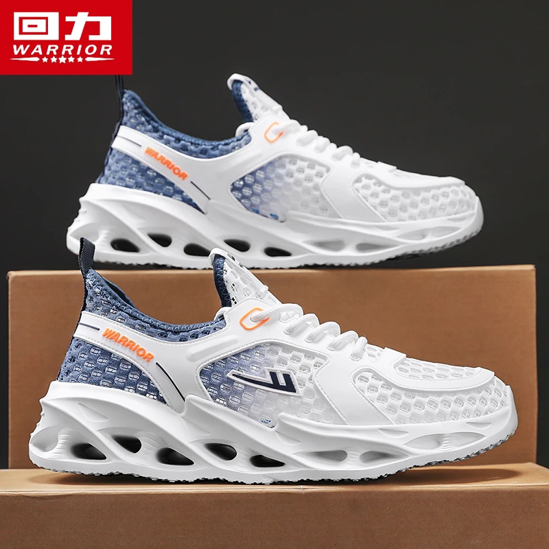 回力男鞋冬季透气镂空洞洞鞋薄款超轻网面运动鞋防臭网孔网眼网鞋