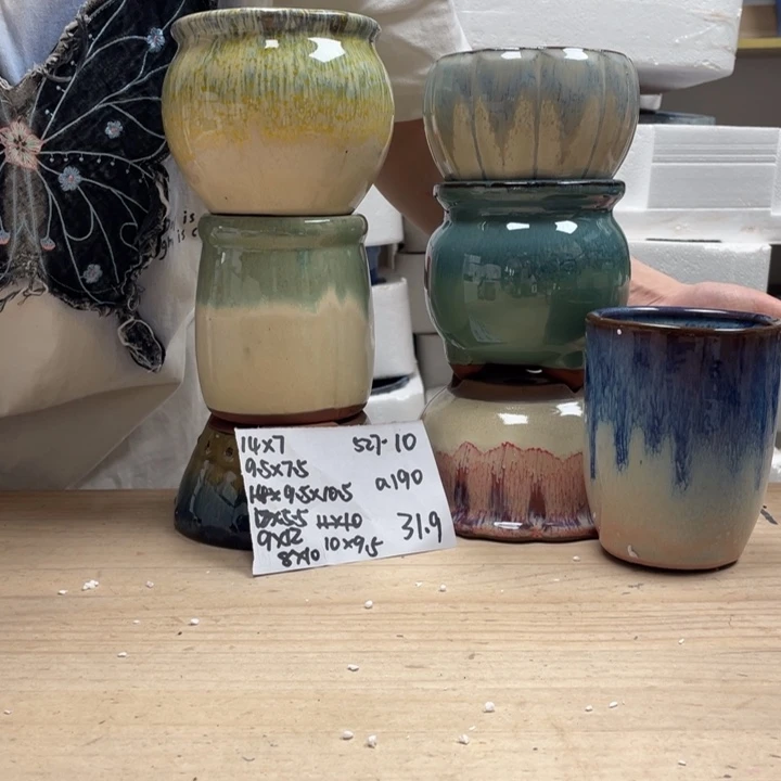 紫砂花盆多肉花盆微瑕10