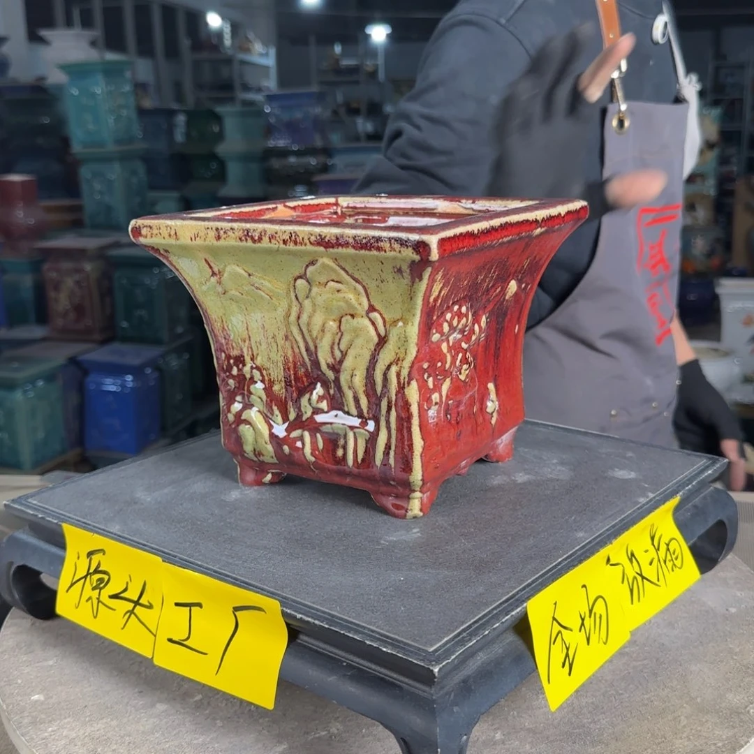 一风堂石湾花盆。