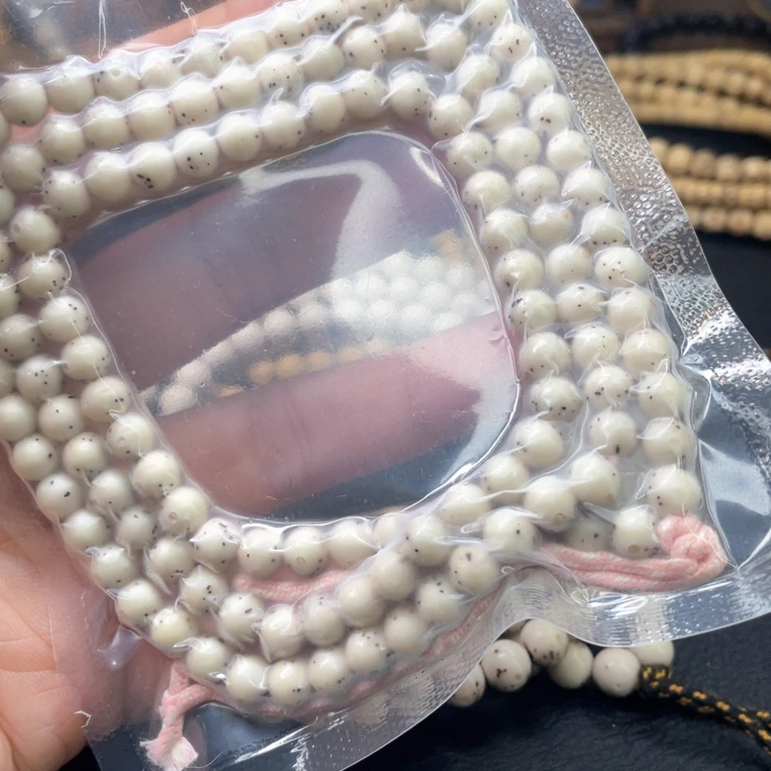 苏***哥吊坠星月菩提卡6正月大留白小细星圆珠