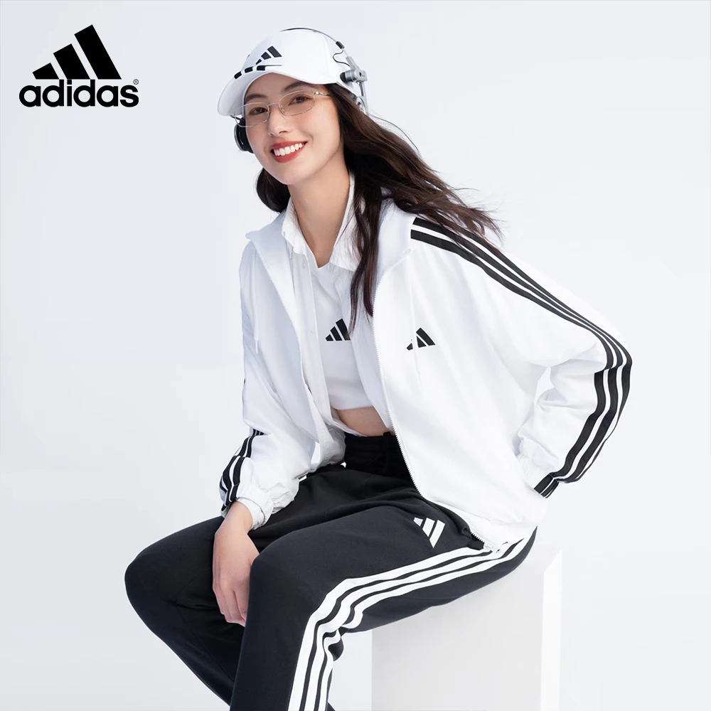 adidas阿迪达斯女士运动休闲潮流时尚夹克外套JZ2161