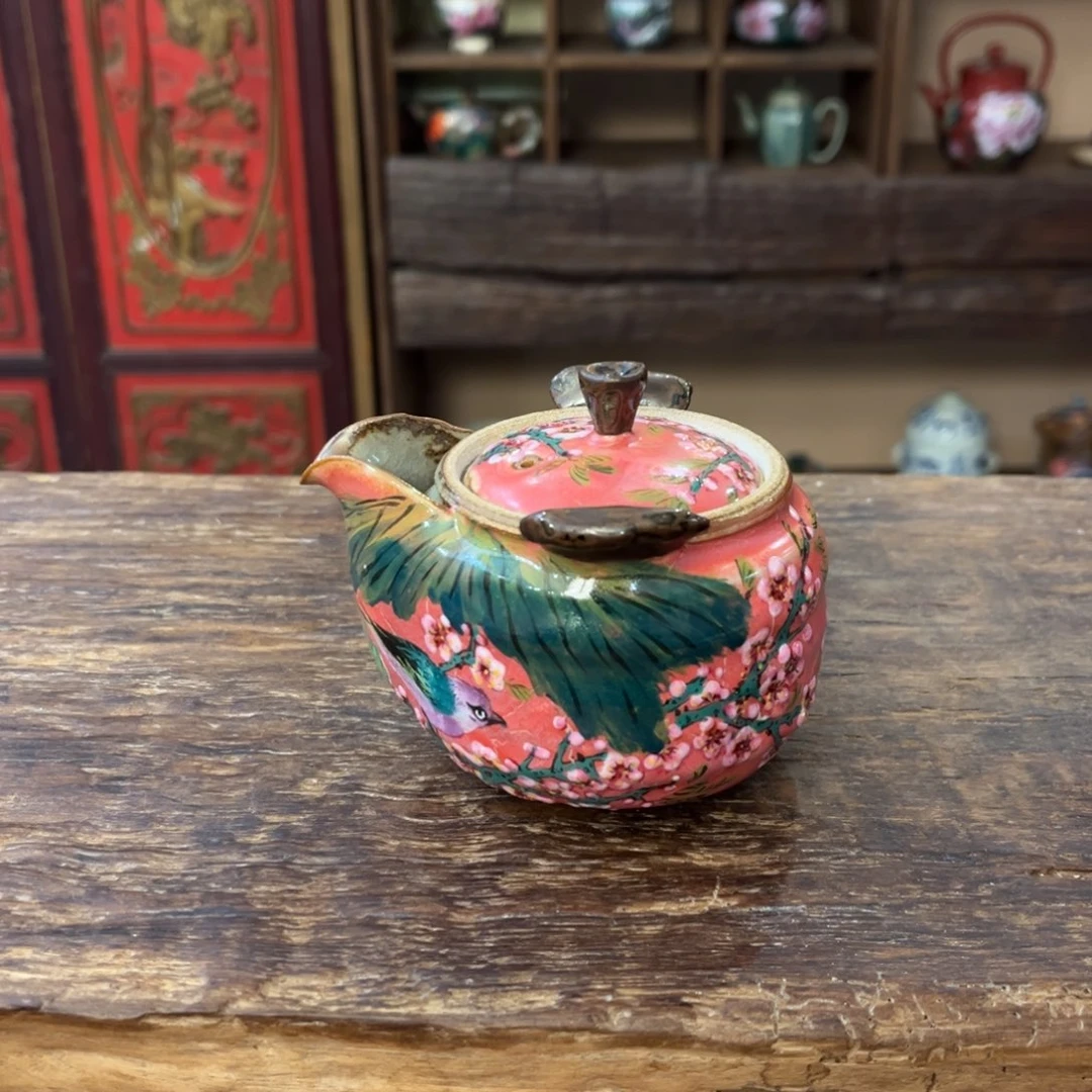 柴烧手工手绘陶瓷