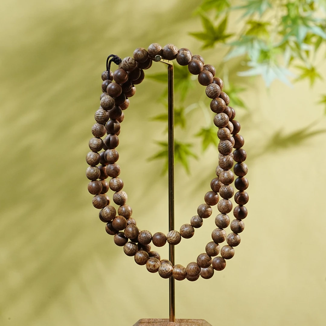 "柬埔寨老料多圈沉香手串0.7cm 11.32g T251008048 A"