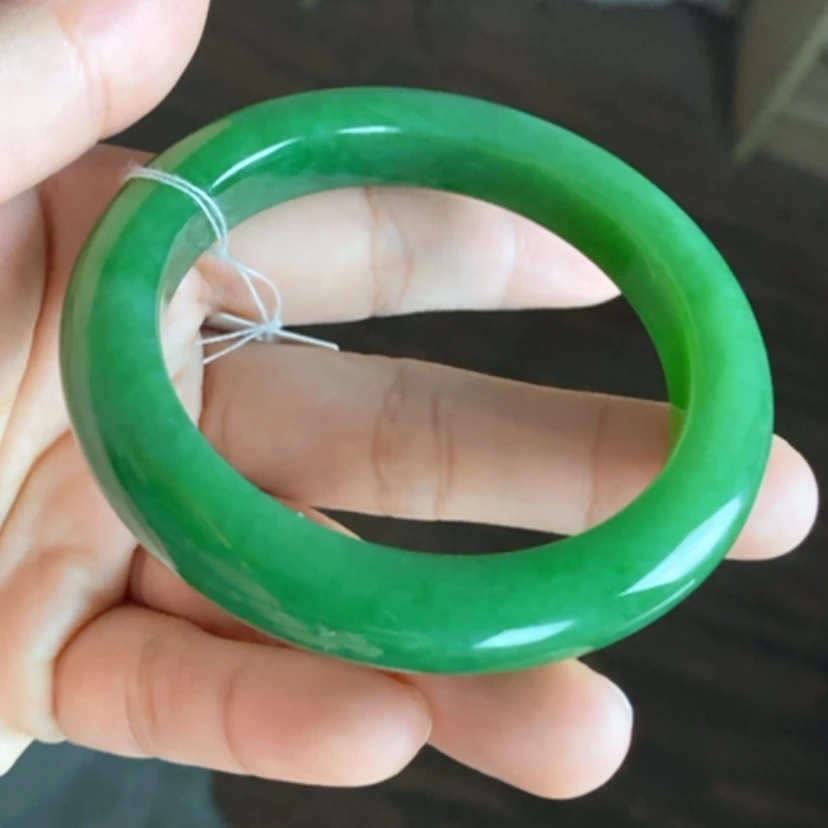 【闪购商品】未镶嵌手镯和田玉（碧玉）