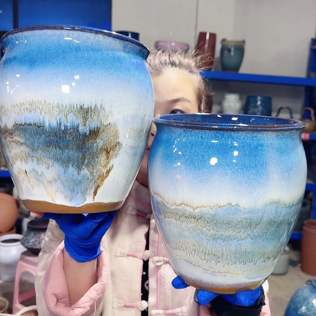 花盆紫砂高21口19