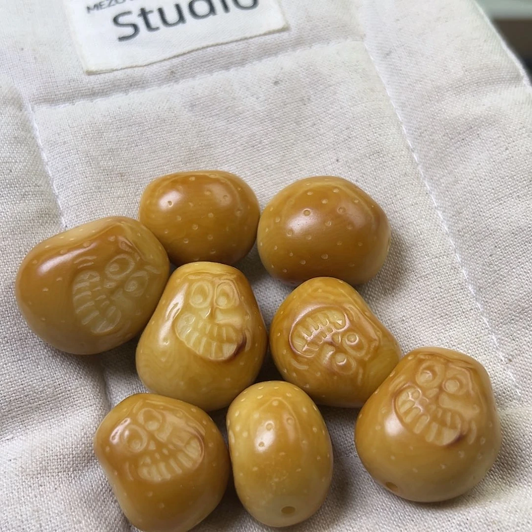 菩提根/象牙果手串瑕疵炭烤土豆3颗