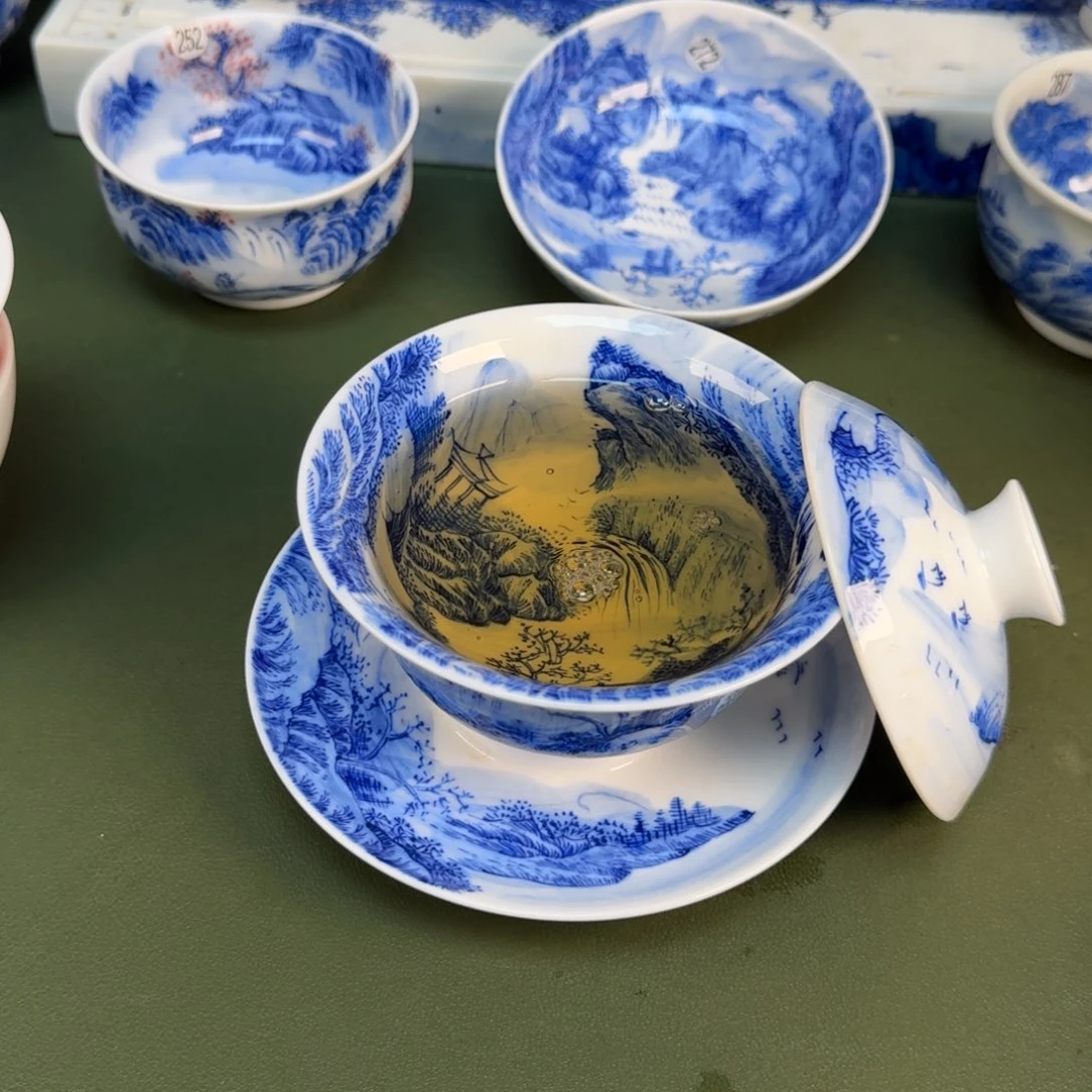 景德镇纯手绘茶具圆圆232