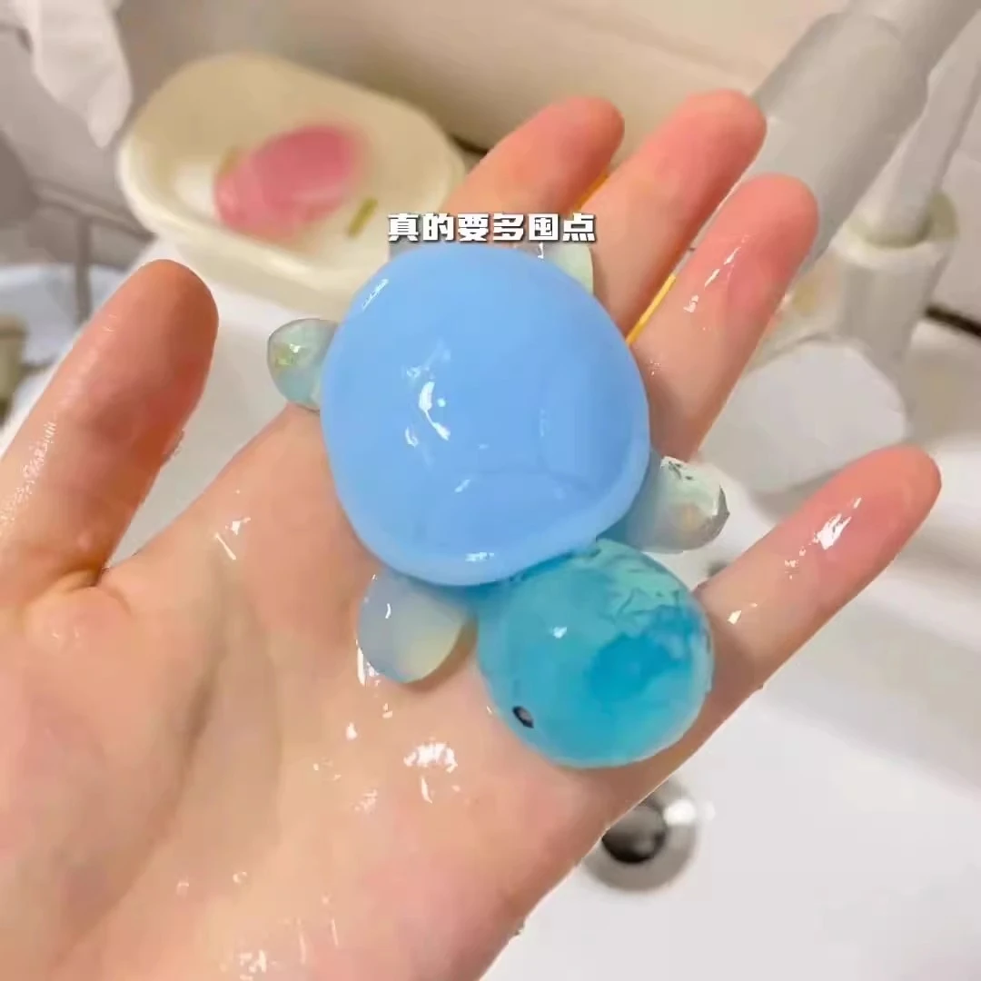 小香龟香皂同款蝉绿乌龟香皂洗手沐浴儿童卡通动物可爱小乌龟香皂