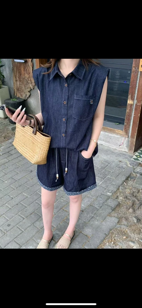 杨茹家11886牛仔休闲时尚套装