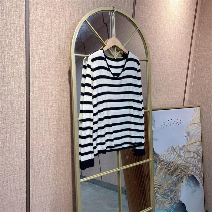 WW586黑白色条纹孕妇衣90-130