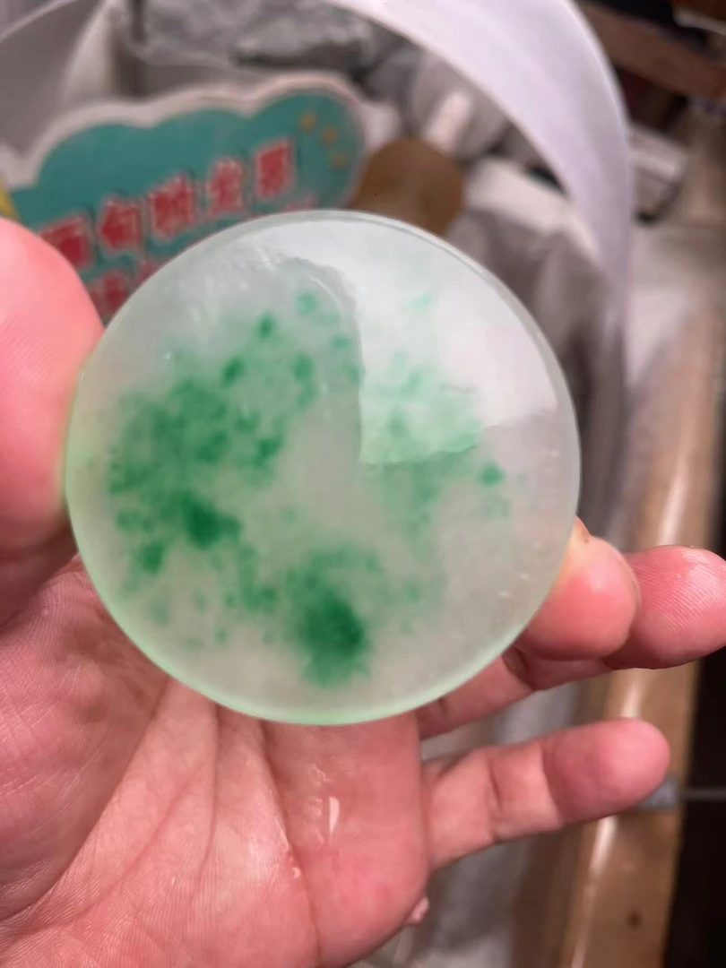 时尚淑女蓝飘花绿飘花手镯定制一物一拍