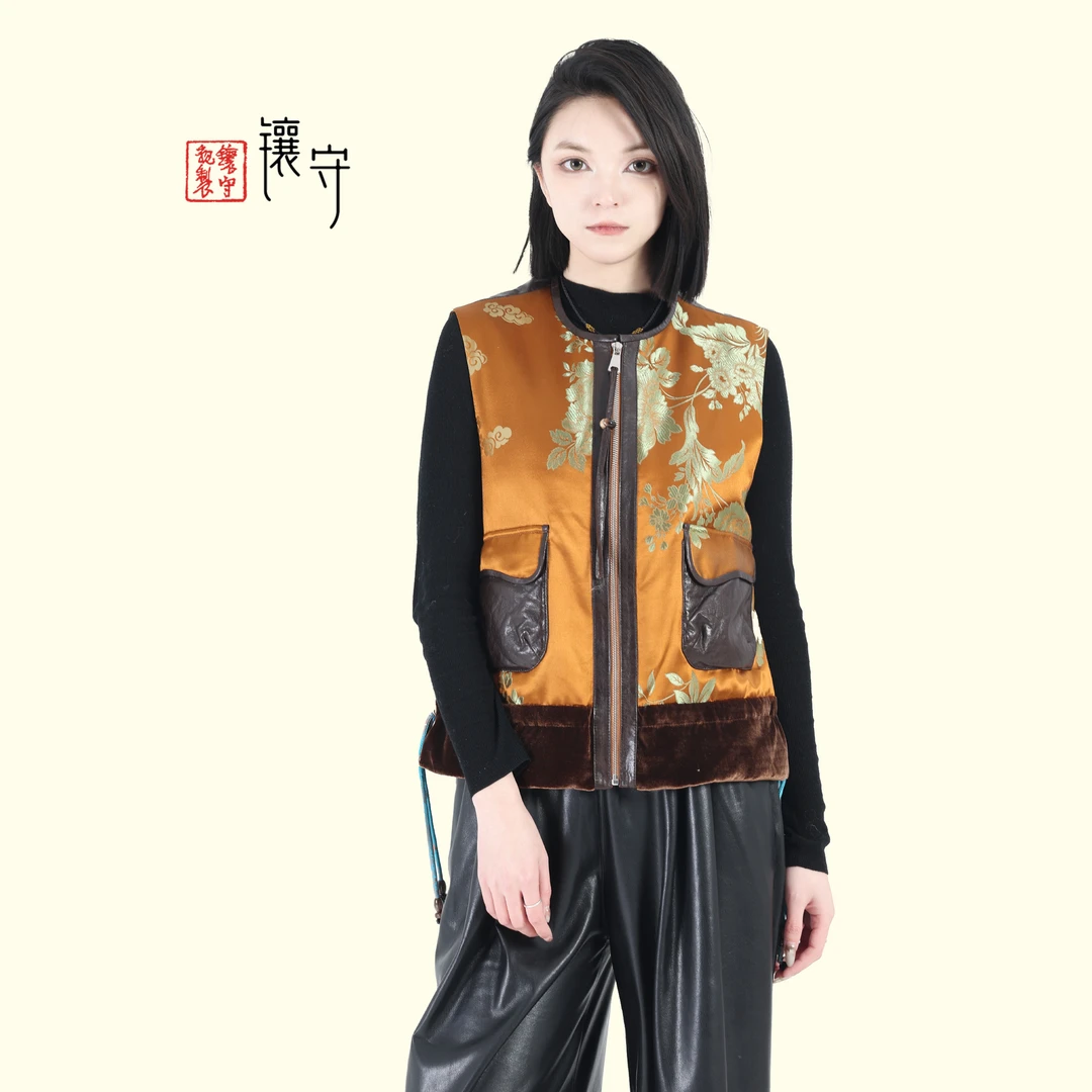 【镶守·竹溪】冬日时髦好物高级轻奢保暖百搭短款白鹅绒服马甲85732