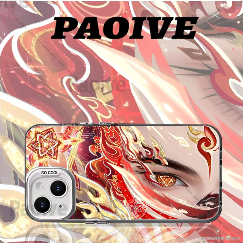 适用苹果华为vivo一加小米iPhone14手机横版闪亮多彩金属外壳支架