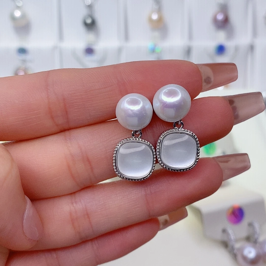 耳饰未镶嵌淡水珍珠
