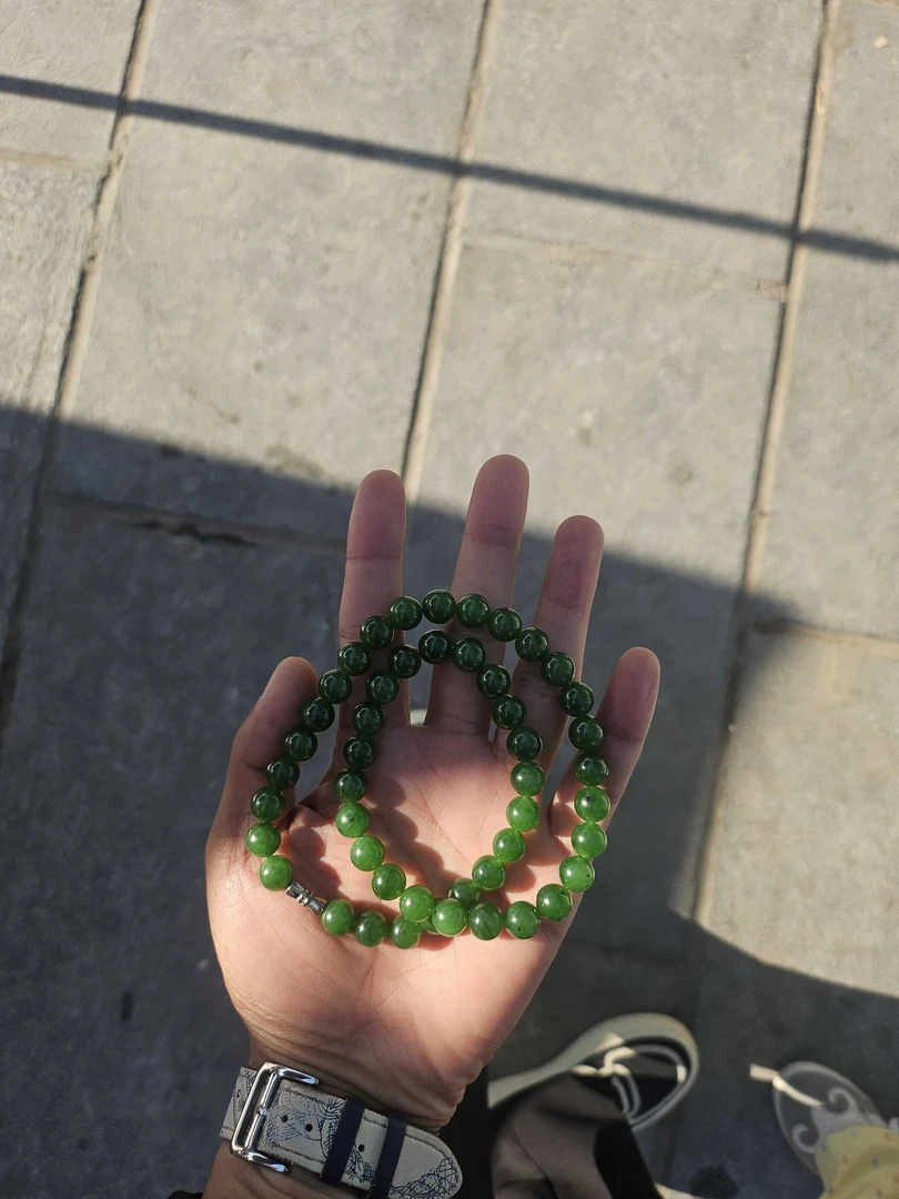 和田玉手串高端奢华款