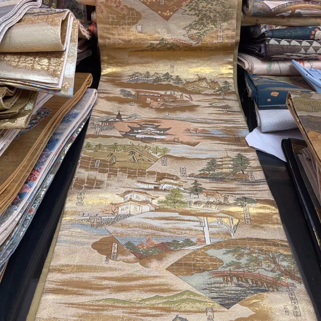 刺绣唐锦桑蚕丝正绢面料