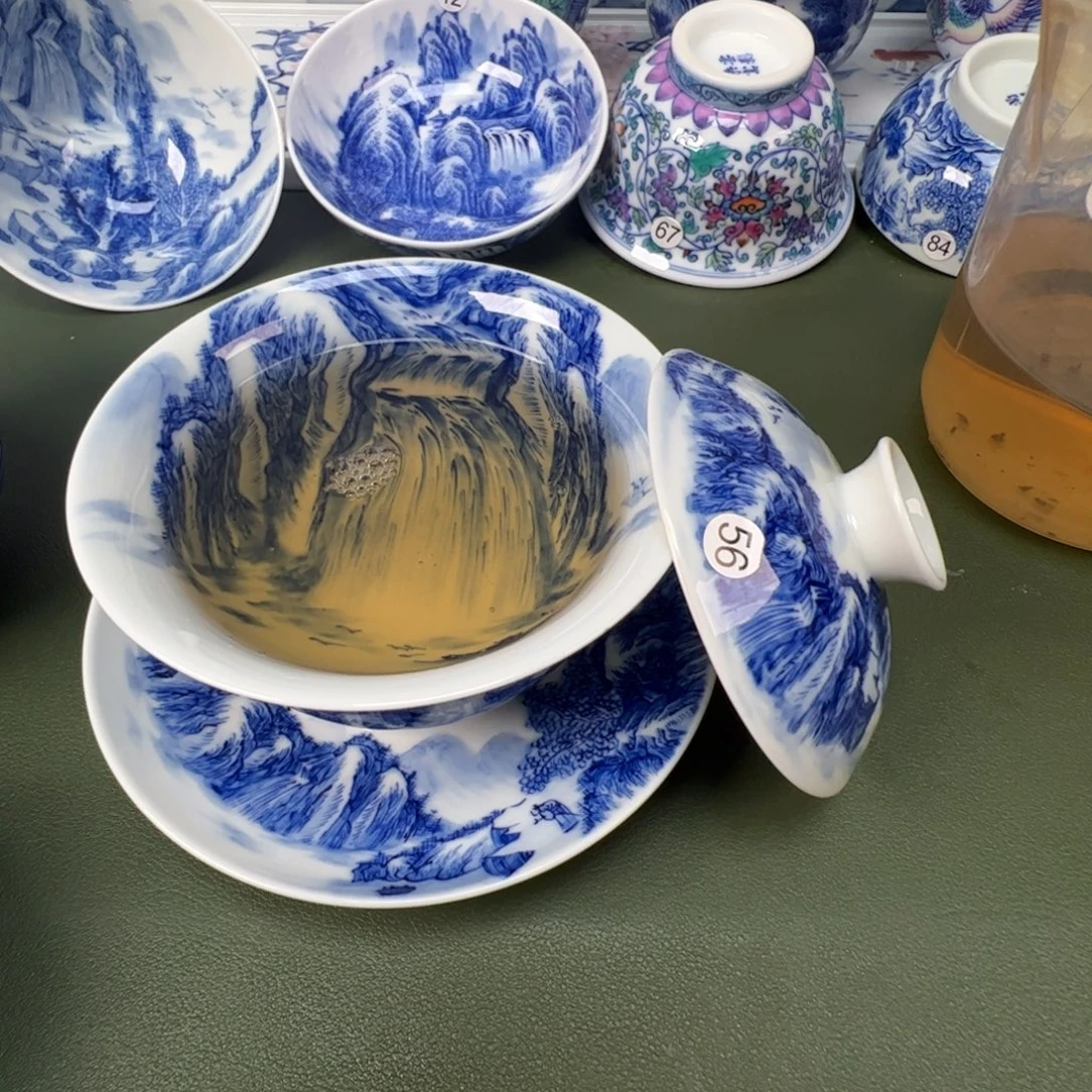 景德镇纯手工纯手绘茶具木木56